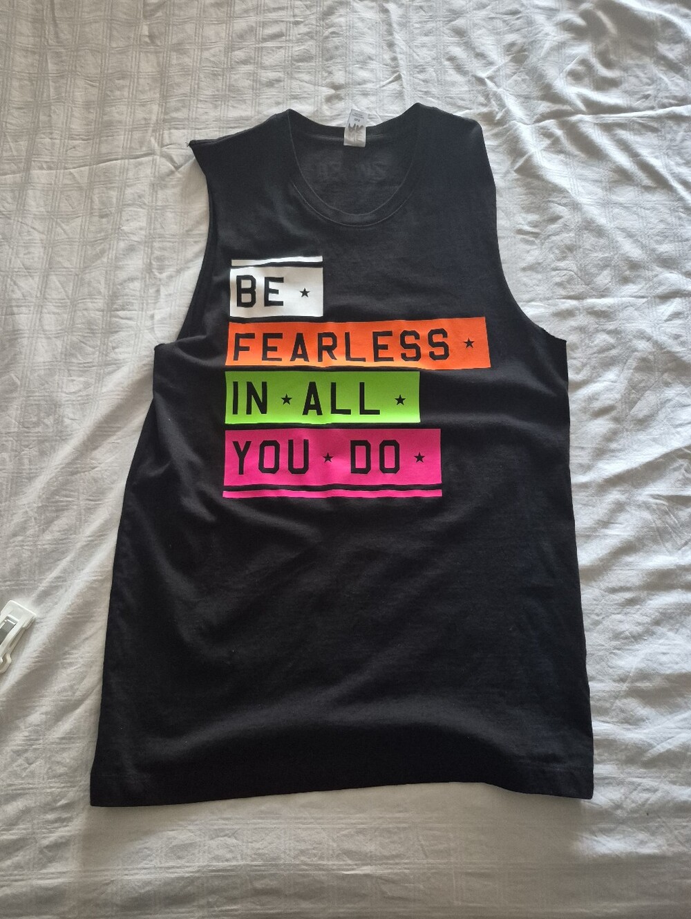 Zumba Fitness Black and White 'WEAR' Graphic Tag Tee